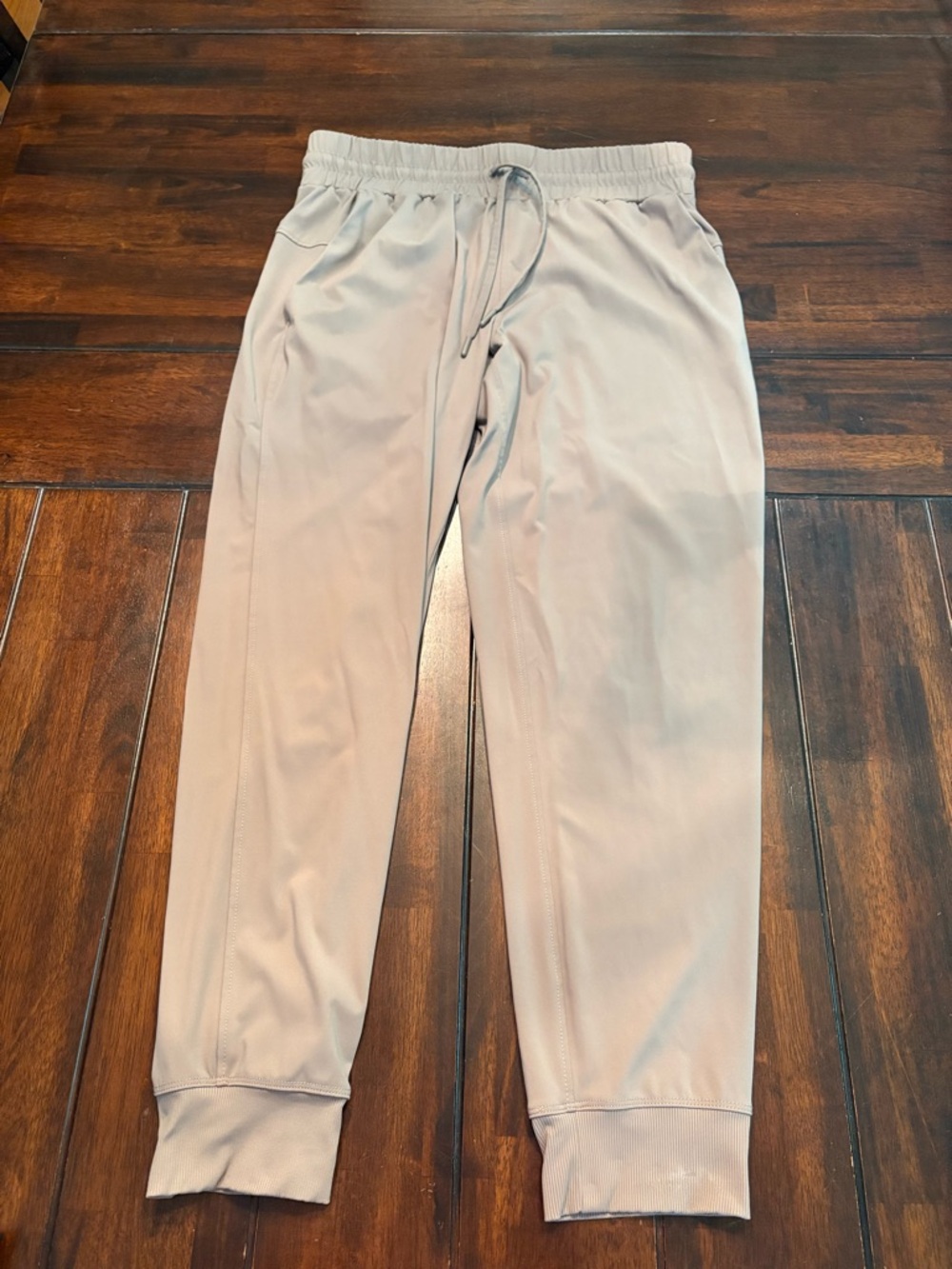 Women’s Drawstring Travel Joggers in Black and Light Gray Size M - Picture 2 of 7